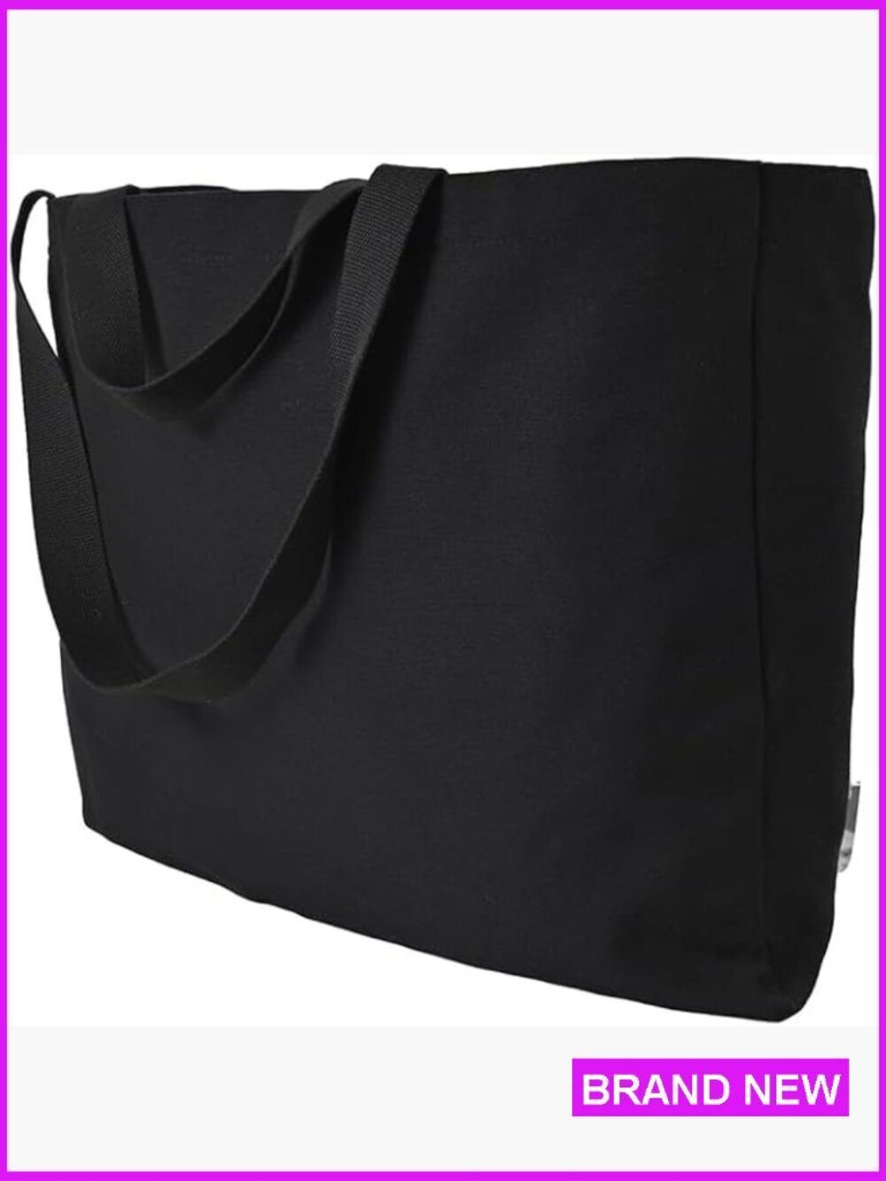 Canvas Heavy Duty XXXL Grocery Tote Shopping Bag Laundry Moving Tote